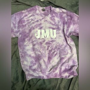 Gildan Purple Tie-Dye Sweatshirt